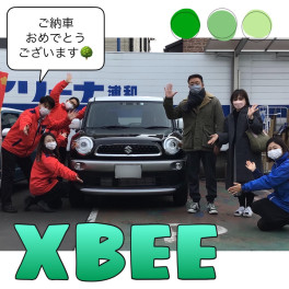 クロスビー御納車式です♫