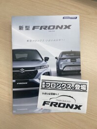 新型フロンクス、ティザーパンフレット