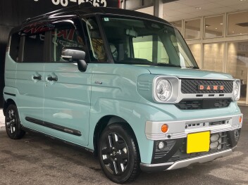 君津市にお住まいのT様にDAMD　ノクトをご納車いたしました。  スペーシアギアをベースに