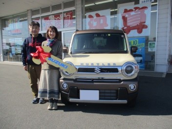 ハスラーのご納車ありがとうございました！