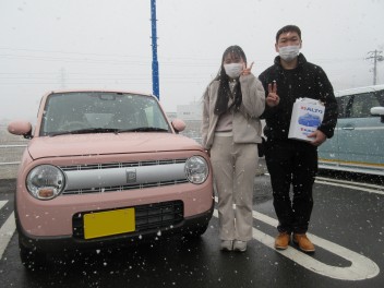 ラパン　ご納車です！