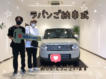 ☆S様！ラパンご納車式☆