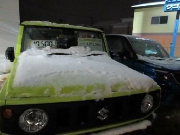 すっかり雪景色ですね