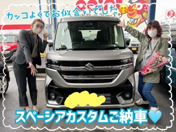 【ご納車しました♡】念願のスペーシアカスタム！！！