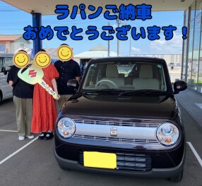 ラパンご納車！
