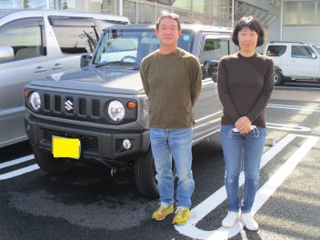 ジムニー納車おめでとうございます！