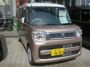 新型スペーシア　試乗車入りました!!