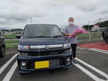 新車ワゴンＲご納車頂きました！！！