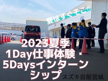 【告知】1DAY仕事体験・5Daysインターンシップのご案内