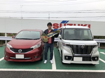 スペーシアカスタムご納車おめでとうございます！