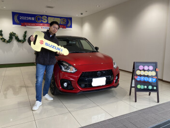 ご納車おめでとうございます☆スイフトスポーツ！！