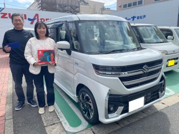 ☆新車スペーシアカスタム納車しました☆