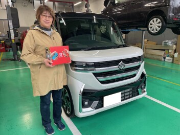 ☆新車スペーシアカスタム納車しました☆