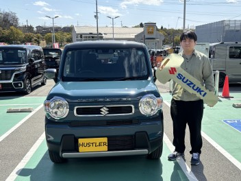 ハスラーご納車おめでとうございます♪