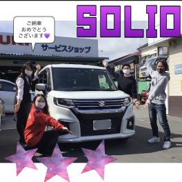 新車ソリオ！！御納車式です♫