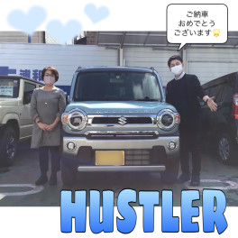 新車ハスラー御納車式です♫