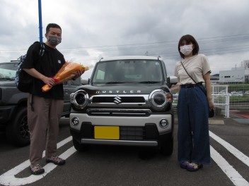 新車ハスラーＪスタイル　ご納車です！