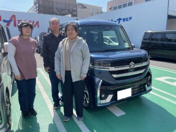☆新車スペーシアカスタム納車しました☆
