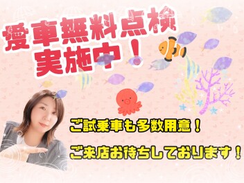 まだまだやってます！愛車無料点検！！