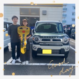 ハスラーご納車おめでとうございます♪