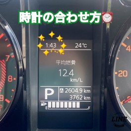 スズキ車の時計の合わせ方★１