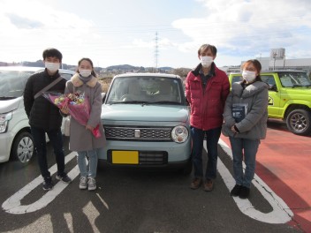 ラパンご納車です！