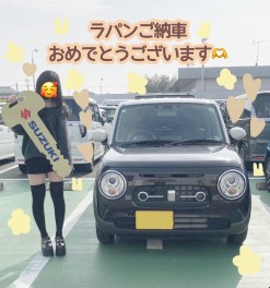 ラパンLCご納車おめでとうございます！☆