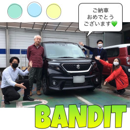 ソリオバンディッド！！笑顔の御納車式です♬