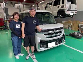 ☆新車スペーシアカスタム納車しました☆