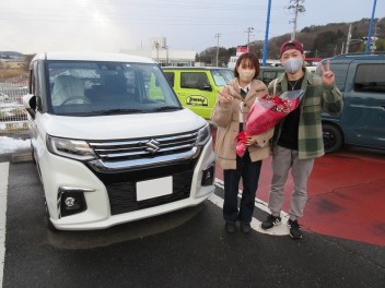 新車ソリオご納車です(^^)/