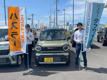 新型ハスラー試乗車あります！！