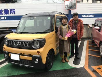 スペーシアギア　ご納車です！！