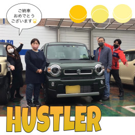 新車ハスラー御納車式です♫