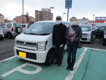 ワゴンＲ納車いたしました！！