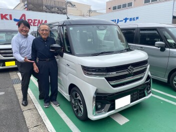 ☆新車スペーシアカスタム納車しました☆