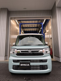 【スペーシア HYBRID Xをご納車】オフブルー×ソフトベージュ2トーン｜子育てにもおすすめ！最新納期・新車購入のご相談受付中【さいたま市】
