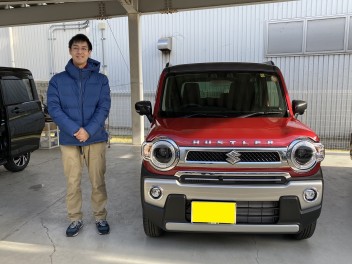 K様　ハスラーご納車おめでとうございます！