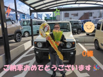 JIMNY～O様～納車式(^_-)-☆