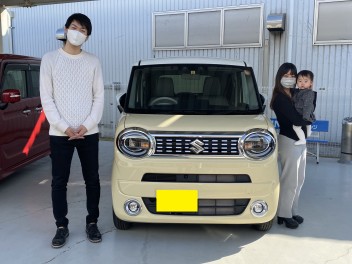 O様　ワゴンRスマイルご納車おめでとうございます！