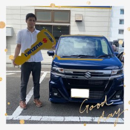 ワゴンRご納車おめでとうございます(*´ω｀*)