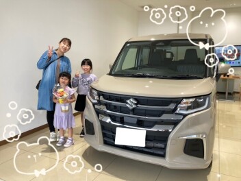 ソリオ、ご納車です！