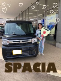 ご納車おめでとうございます！！【スペーシア】