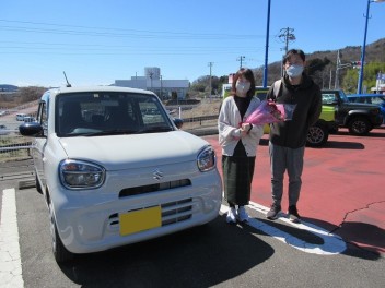 新車アルトご納車頂きました！