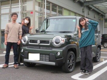 ハスラーのご納車、おめでとうございます!!