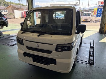 新車キャリー　用品取付！
