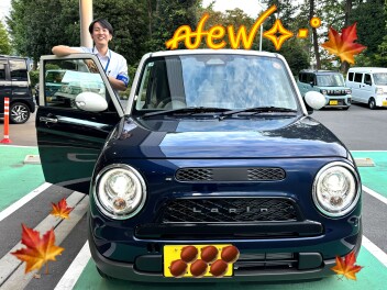 新型ラパン！試乗車に登場！