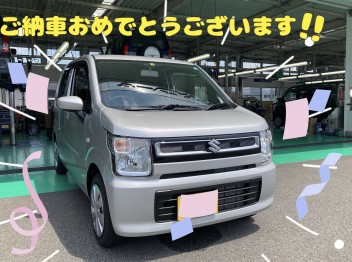 ワゴンRご納車おめでとうございます