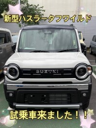 新型ハスラー　タフワイルド　試乗車ご用意できました！！