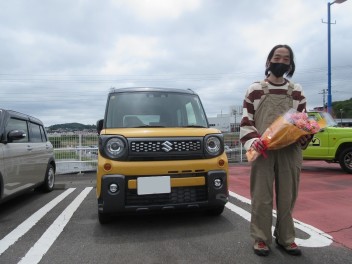 スペーシア　ギア　ご納車です！