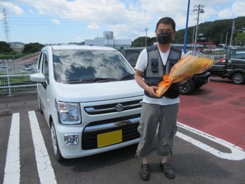 新車ワゴンＲご納車頂きました！